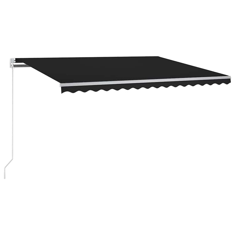 Vidaxl luifel automatisch met led en windsensor 300x250 cm antraciet