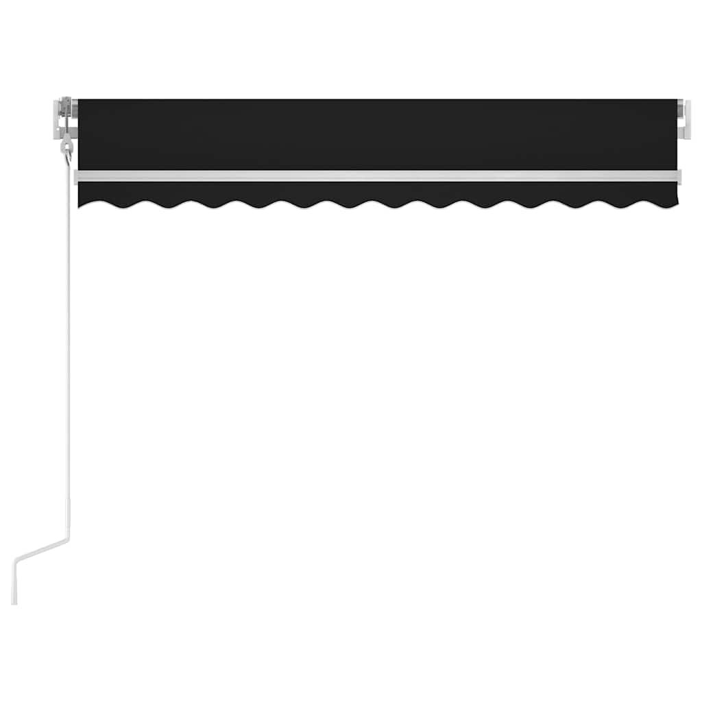 Vidaxl luifel automatisch met led en windsensor 300x250 cm antraciet