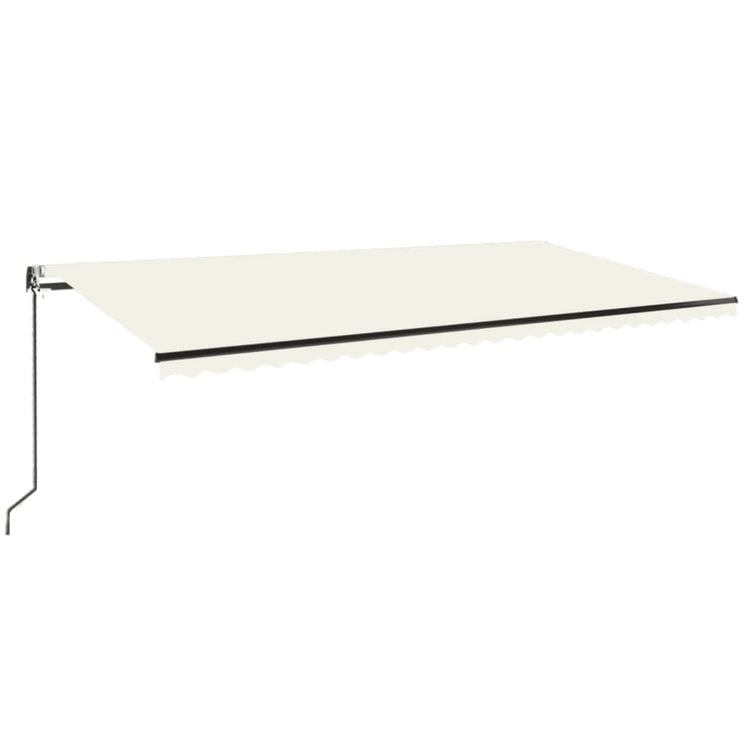 VidaXL Luifel automatisch uittrekbaar 600x350 cm crèmekleurig