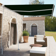 VidaXL Luifel vrijstaand handmatig uittrekbaar 350x250 cm antraciet - afbeelding 1