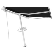 VidaXL Luifel vrijstaand automatisch 350x250 cm antracietkleurig - afbeelding 3