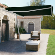 VidaXL Luifel vrijstaand automatisch 450x350 cm antracietkleurig - afbeelding 1