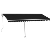 VidaXL Luifel vrijstaand automatisch 500x350 cm antracietkleurig - afbeelding 2