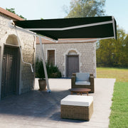 VidaXL Luifel vrijstaand automatisch 500x350 cm antracietkleurig - afbeelding 1