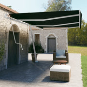 VidaXL Luifel vrijstaand automatisch 600x350 cm antracietkleurig - afbeelding 1