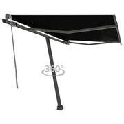 VidaXL Luifel vrijstaand automatisch 300x250 cm antracietkleurig - afbeelding 1