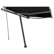 VidaXL Luifel vrijstaand handmatig uittrekbaar 350x250 cm antraciet - afbeelding 2