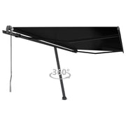 VidaXL Luifel vrijstaand automatisch 450x300 cm antracietkleurig - afbeelding 1