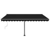 VidaXL Luifel vrijstaand automatisch 450x300 cm antracietkleurig