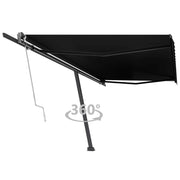 VidaXL Luifel vrijstaand automatisch 500x300 cm antracietkleurig - afbeelding 1