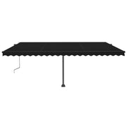 VidaXL Luifel vrijstaand automatisch 500x300 cm antracietkleurig - afbeelding 3
