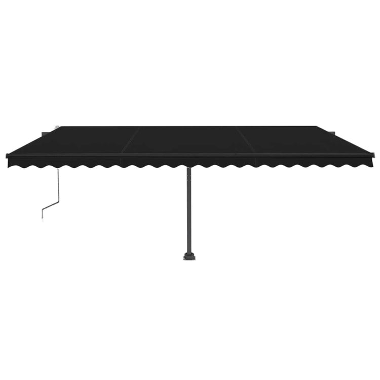 VidaXL Luifel vrijstaand automatisch 500x300 cm antracietkleurig
