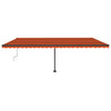 VidaXL Luifel vrijstaand automatisch 600x300 cm oranje en bruin