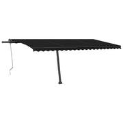 VidaXL Luifel vrijstaand automatisch 500x350 cm antracietkleurig - afbeelding 2
