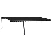 VidaXL Luifel vrijstaand automatisch 600x350 cm antracietkleurig - afbeelding 2