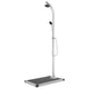 Vidaxl buitendouche met grijze basis 220 cm aluminium