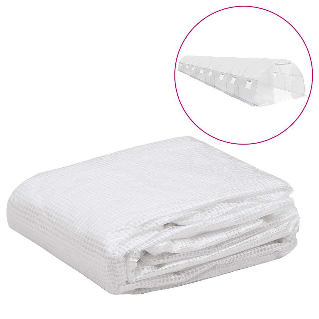 Vidaxl kashoes vervangend (36 m²) 3x12x2 m transparant