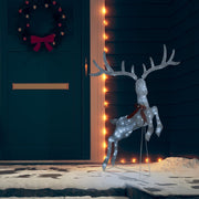 Vidaxl kerstversiering vliegend rendier koudwit 120 led's wit - afbeelding 3