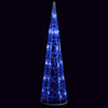 Vidaxl lichtkegel decoratief led blauw 60 cm acryl