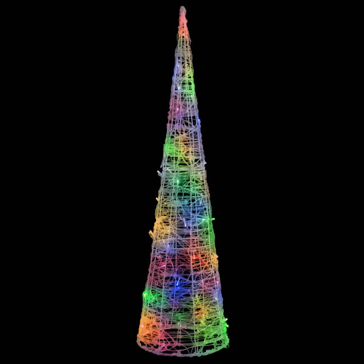 VidaXL Lichtkegel decoratief LED meerkleurig 90 cm acryl