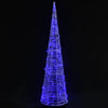 Vidaxl lichtkegel decoratief led blauw 120 cm acryl