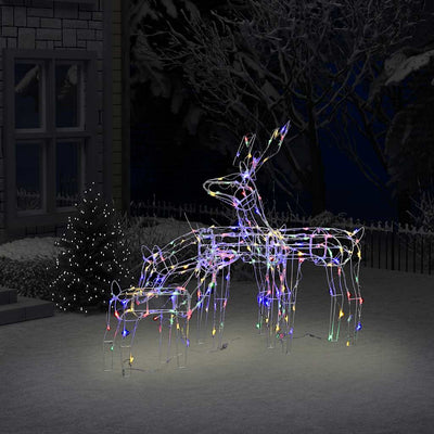 Vidaxl 3-delige kerstverlichting rendieren 229 led's