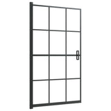 Vidaxl douchewand 80x140 cm esg zwart - afbeelding 2