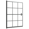Vidaxl douchewand 100x140 cm esg zwart