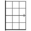 Vidaxl douchewand 100x140 cm esg zwart