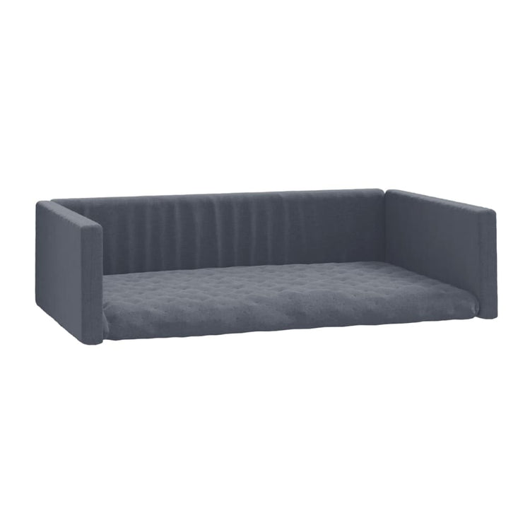 VidaXL Autohondenmand linnen-look 70x45 cm grijs
