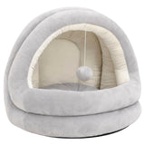 Vidaxl kattenmand 50x50x45 cm grijs en crèmekleurig - afbeelding 2