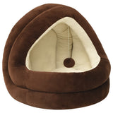 Vidaxl kattenmand 40x40x35 cm bruin en crèmekleurig - afbeelding 2