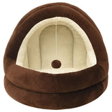 Vidaxl kattenmand 40x40x35 cm bruin en crèmekleurig - afbeelding 3