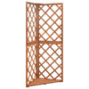 Vidaxl latwerk hoekmodel 50x50x145 cm massief vurenhout