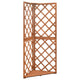 Vidaxl latwerk hoekmodel 50x50x145 cm massief vurenhout