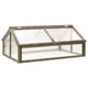 Vidaxl broeikas 114x80x50 cm vurenhout grijs