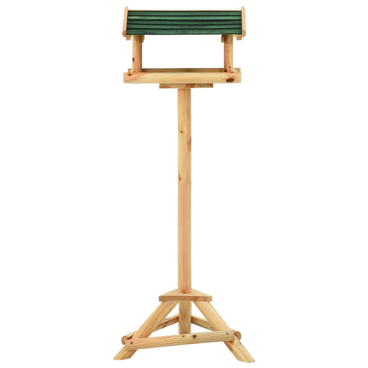 Vidaxl vogelvoeder met standaard 37x28x100 cm massief vurenhout