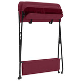 Vidaxl verschoontafel ijzer rood - afbeelding 3