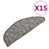 Vidaxl trapmatten 15 st 65x21x4 cm antracietkleurig - afbeelding 2