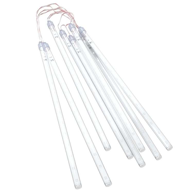 VidaXL Meteoorlichten 8 st 192 LED's binnen buiten 30 cm blauw