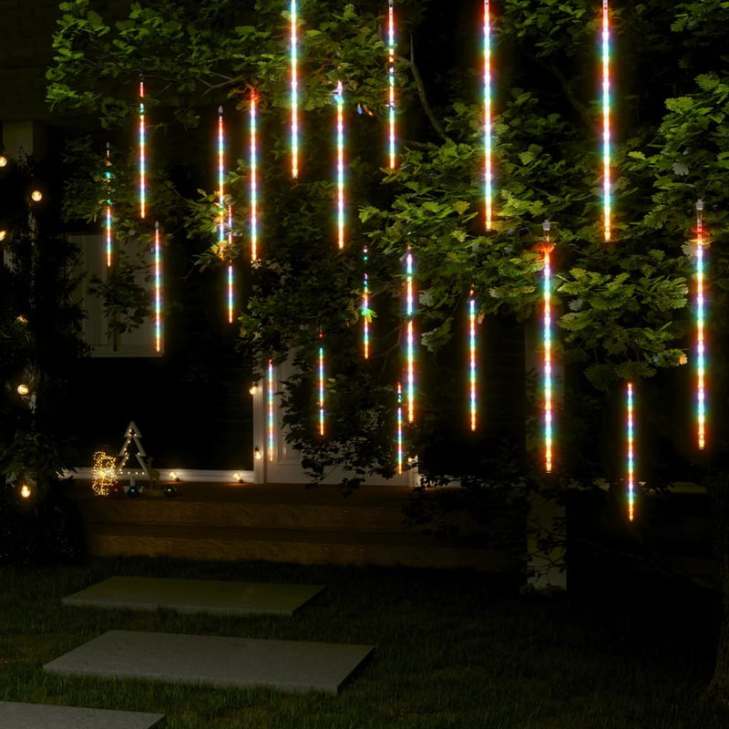 VidaXL Meteoorlichten 20 st 720 LED's binnen buiten 50 cm meerkleurig
