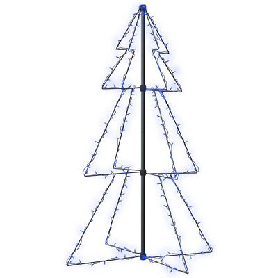 Vidaxl kegelkerstboom 160 led's binnen en buiten 78x120 cm