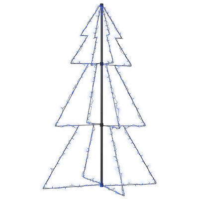 Vidaxl kegelkerstboom 200 led's binnen en buiten 98x150 cm