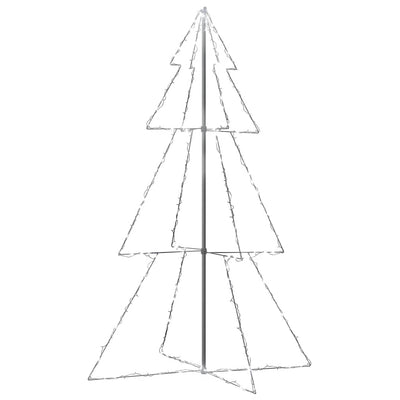 Vidaxl kegelkerstboom 240 led's binnen en buiten 118x150 cm