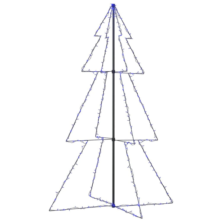 Vidaxl kegelkerstboom 240 led's binnen en buiten 118x150 cm