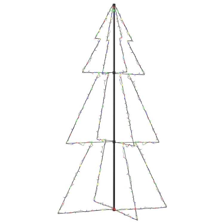 Vidaxl kegelkerstboom 300 led's binnen en buiten 120x220 cm
