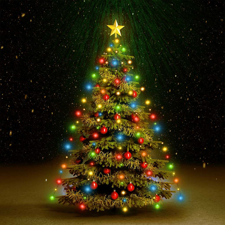 Vidaxl kerstboomverlichting met 150 led's meerkleurig net 150 cm