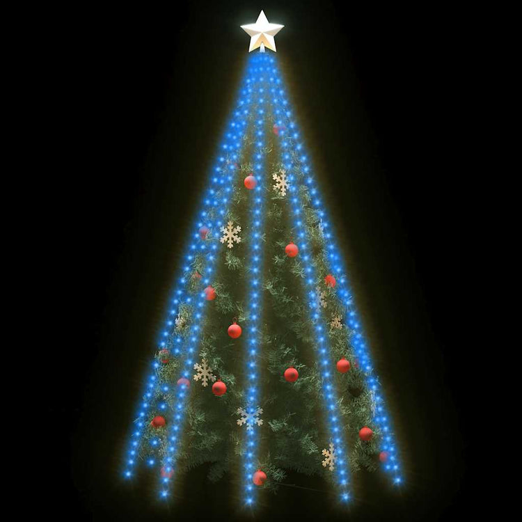 Vidaxl kerstboomverlichting met 400 led's blauw net 400 cm