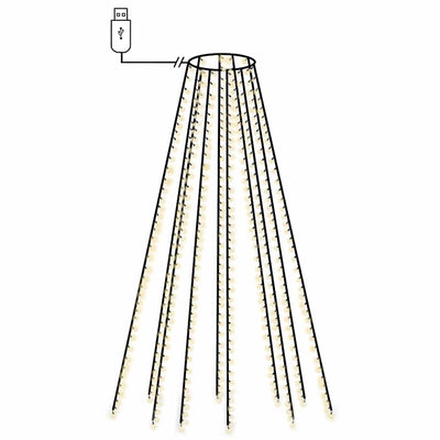 Vidaxl kerstboomverlichting met 500 led's koudwit binnen buiten 500 cm
