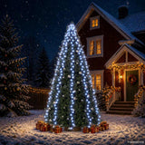 Vidaxl kerstboomverlichting met 500 led's blauw binnen buiten 500 cm - afbeelding 1